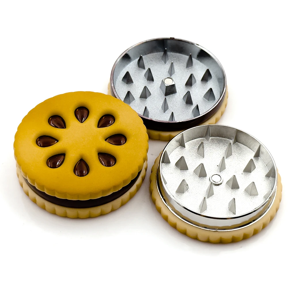 Dried Herbs - Cookie Metal Grinder Shape 55mm Biscuit