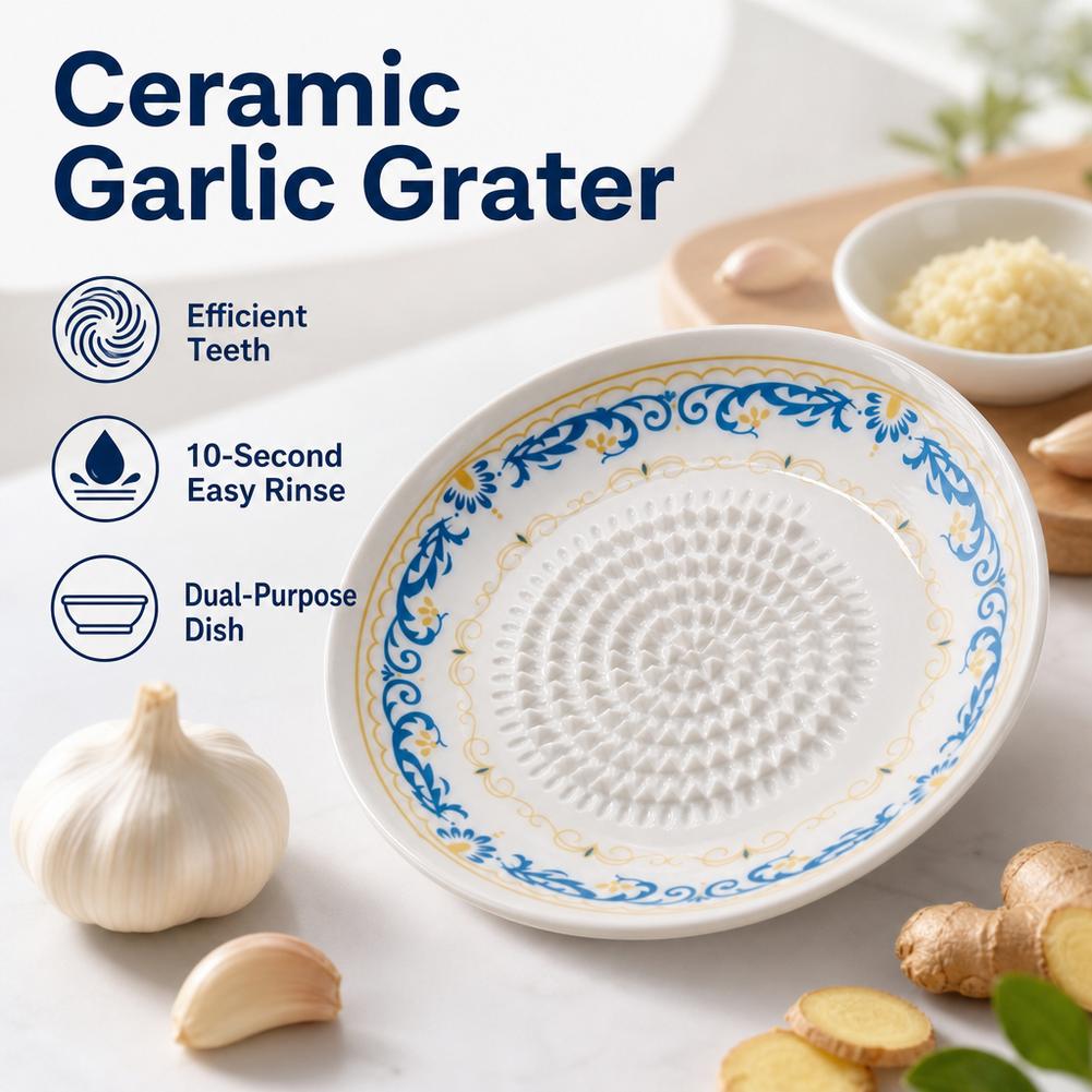 Garlic Grater Plate Ceramic Gi - Turmeric review and price