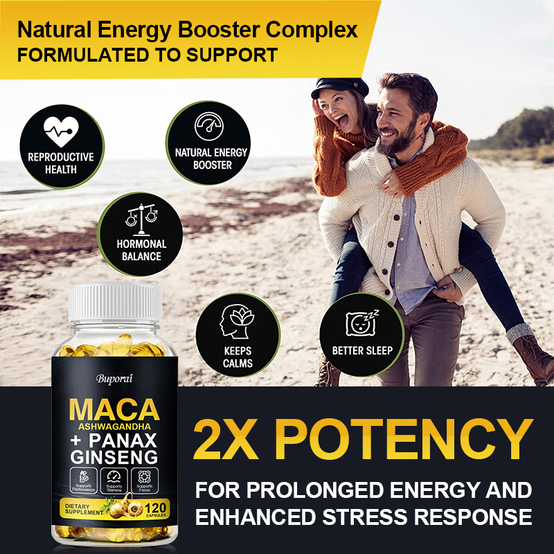 Maca, Panax Ginseng, Ashwagand - Ginger Tea review and price