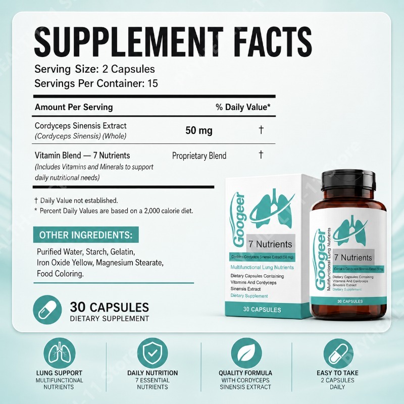 Cordyceps Sinensis Extract Cap - Herbal Supplement review and price