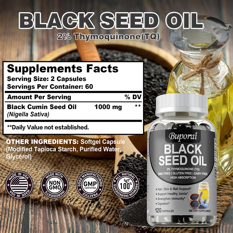 Premium Black Seed Oil 120 Cap - Herbal Supplement review and price