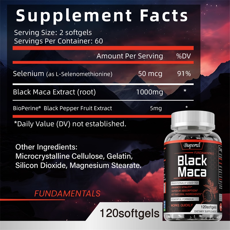 Black Maca Supplement - Increa - Herbal Supplement review and price