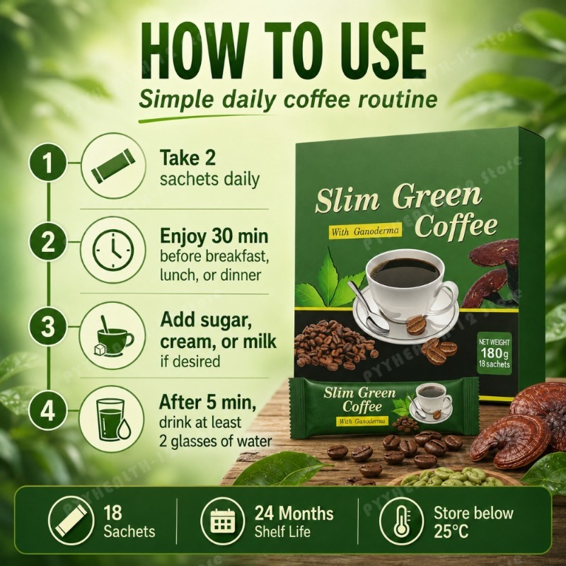 Slim Green Coffee Ganoderma Gr - Chamomile Tea review and price