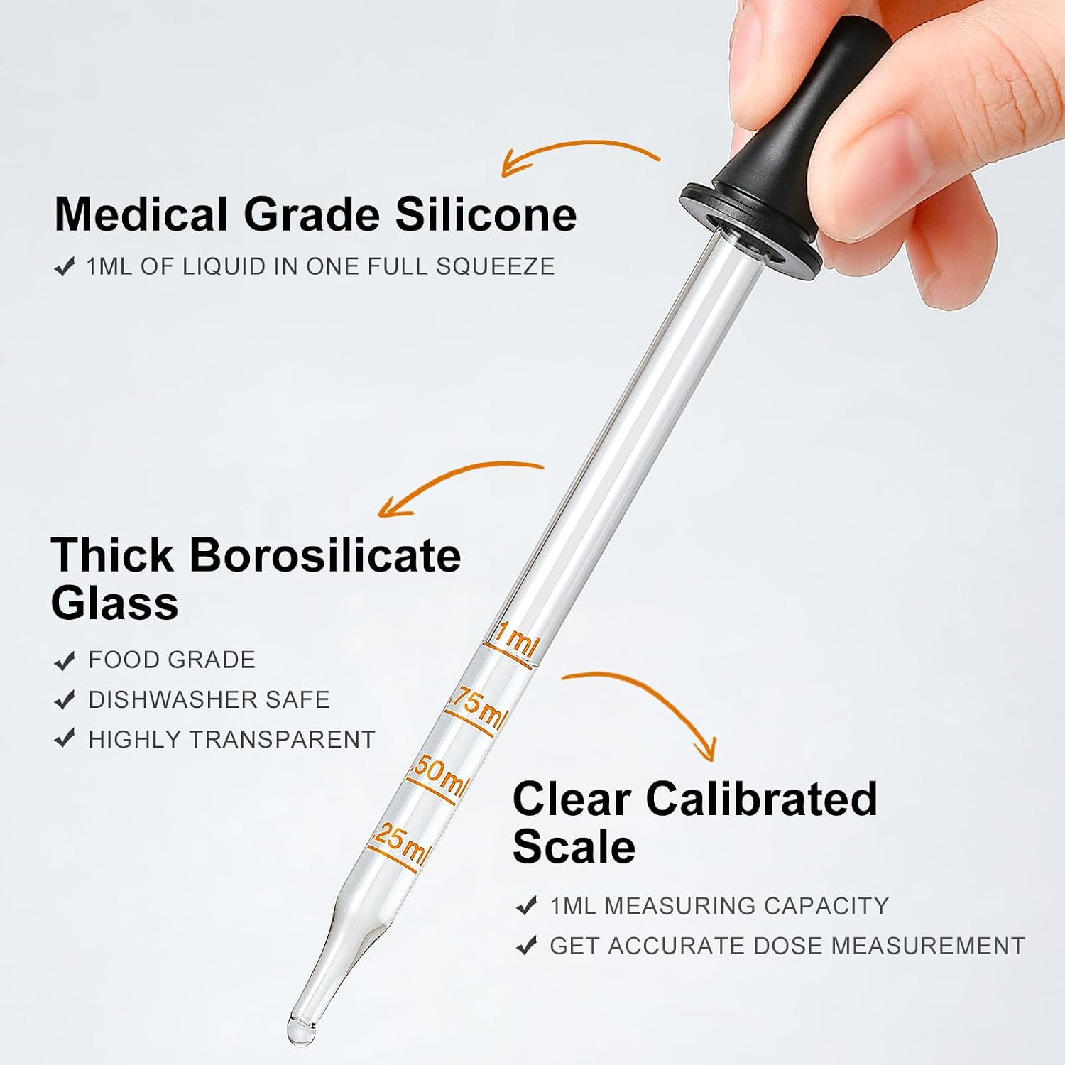 4pcs1 ml glass dropper, with s - Essential Oils review and price
