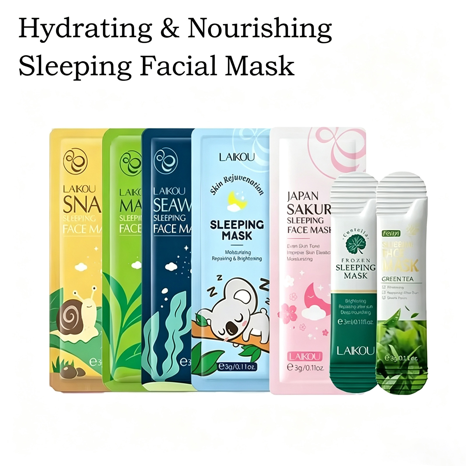 LAIKOU 7PCS Sleeping Facial Ma - Chamomile Tea review and price
